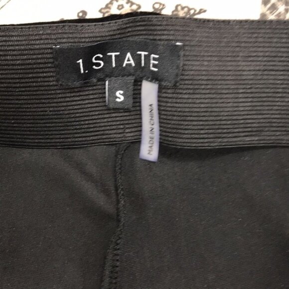 1.state Crushed Velvet Stirrup Leggings - Picture 6 of 8